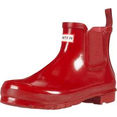 Hunter Chelsea Gloss Wellies - Rød Glans