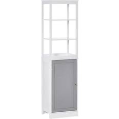 Handle Tall Bathroom Cabinets kleankin (834-329)