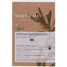 Striscia per i pori Maschere Viso saldi Mary&May Daily Safe Black Head Clear Nose Mask - Bianco