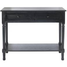 Black Console Tables Safavieh Collection CNS5720B 2 Console Table