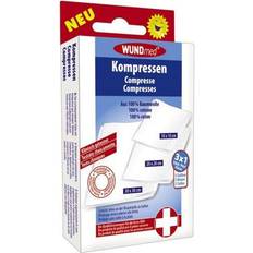 Compress Icke-steril 100% Bomull 3 Storlekar