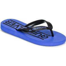 Noir Tongs Quiksilver Chaussures Bleu