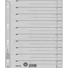 Mappe Leitz Trennblätter 1650 1-0 grau, 100