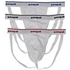 Herr 3-Pack Atletisk Suspensoar - Vitt