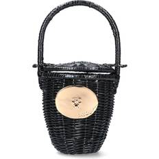 Sacs Seau Patou Wicker Bucket Bag