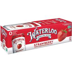 Soda Pop Waterloo Sparkling Water, Strawberry Naturally Flavored, 12 Calories Sugar