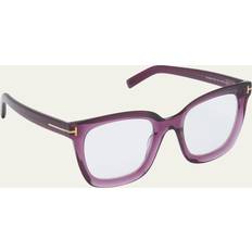 Tom Ford Femme Lunettes Tom Ford FT5880-B Bleues-Light Block 081 De Vue Femme Purple (Seulement Monture)