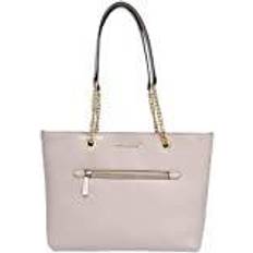 Gold Totes & Shopping Bags Michael Kors Jet Set Medium Powder Blush Leather Front Zip Chain Tote Bag Purse