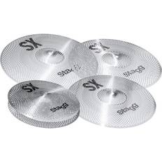 Trommeln & Becken Stagg SXM Silent Practice Cymbal Set with Bag Becken-Set