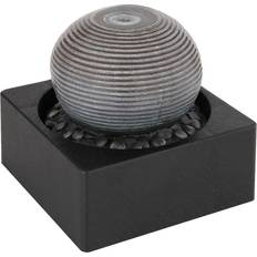 Fontane Globo LED Da Interni Fontana Antracite/Grigio Sfera - Nero