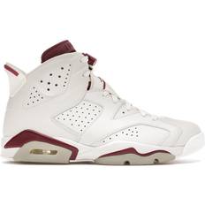 Nike Air Jordan 6 Retro M - White/Maroon