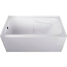 Full Front Freestanding Bathtubs Kingston Brass Aqua Eden (VTAP543023L) 137.2x76.2