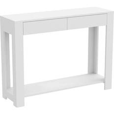 White entryway table S & Co. afdie White Entryway Console Table