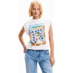 Desigual Herr T-shirts Desigual Topp T-shirt - Vit
