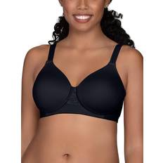 Vanity Fair Beauty Back Longline Wire-Free T-Shirt Bra Black