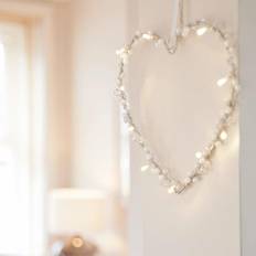 Christmas Lamps sale Battery Operated Heart Fairy Light Wreath Christmas Lamp