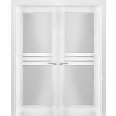 7222 36 Universal Lite Frosted Sliding Door Clear Glass (x)