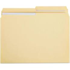 Universal File Folders 1/2 Cut Two-Ply Top Tab Letter Manila 100/box