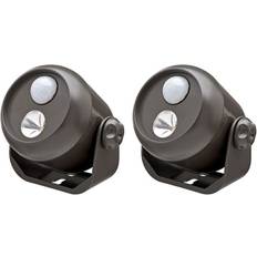 Mr Beams Lighting Mr Beams LED Motion Sensor Dark Brown 2 Pack Spotlight