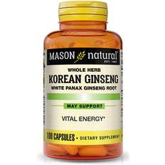 Mason Natural Whole Herb Korean Ginseng with Panax Ginseng Root