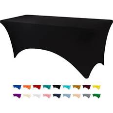 Orange Cloths & Tissues BDDC Fitted Tablecloth Green, Gray, Beige, Purple, Gold, White, Black, Yellow, Orange, Red, Pink, Blue, Turquoise (182.9x76.2)