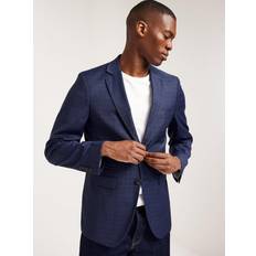 Bleu Blazers Selected Blazer carreaux Neil - Bleu