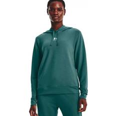 Damen - Türkis Pullover Under Armour Rival Terry Hoodie Sweatshirt Green