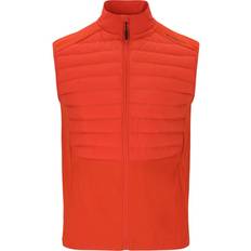 Orange - Träningsplagg Västar Endurance benst hybrid vest Primaloft