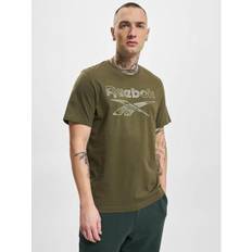 Camouflage T-shirts Reebok Herren Identity Camo T-Shirt, Armee-grün