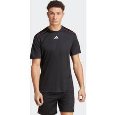 Trainingsbekleidung - Transparent Adidas Workout Base Logo Trainingsshirt Herren