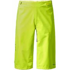 Man - Rekbaar Regenbroeken Vaude Moab Rain Shorts - Geel