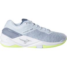 Snøring Håndballsko Mizuno Wave Stealth Neo W - Heather/White/Neo Lime