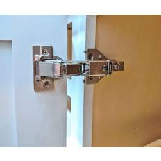 165 Degree Full Overlay Screw-On Lazy Susan Cabinet Hinge with Face Frame Plate