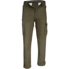 Smith Stretch Fleece-Lined Canvas Cargo Pants - Dark Olive