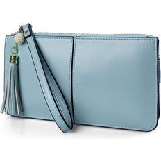 Befen Wristlet Clutch Wallet - Blue/Baby Blue