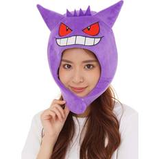 Purple Accessories Fancy Dress Sazac Gengar Pokemon Adult Headpiece Purple/Red/White