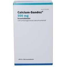 Calcium sandoz Sandoz Calcium-Sandoz 500 mg 100