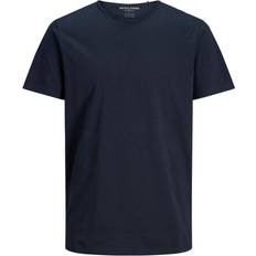 Jack & Jones Enfärgat Rundringning T-shirt Svart