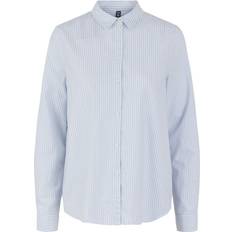 Damen - Mehrfarbig Hemden Pieces Damen Pcirena Oxford skjorte Noos Bc Bluse, Bright White 3