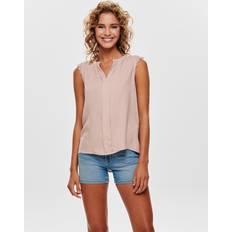 Only Woman Tank Tops Only Kimmi S/L Top - Pink