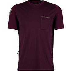 Endura Overdele Endura GV500 Foyle T Cykeltrøje Aubergine Rød