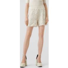 Dam - Natur Shorts Vero Moda Hög Shorts Birch