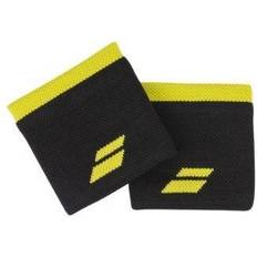 Babolat Overgripit Babolat Logo Wristband Black/Sulphur Spring