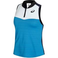 Asics Match Sleeveless T-shirt Blue Woman