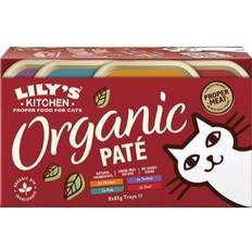 Lily's kitchen Kissa Lemmikit Lily's kitchen Organic Paté Trays Multipack 8 x 85 g