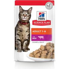 Hill's Gato Mascotas Hill's Adult Para Gatos - 24 x 85 g - Vacuno