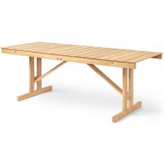 Carl Hansen & Søn Tuintafels Carl Hansen & Søn BM1771 Tuintafel Teakhout Onbehandeld 149 x 72 x 69.5 cm