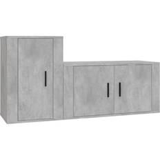 vidaXL concrete grey TV Bench