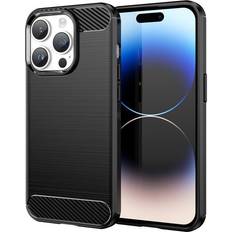 Hurtel Skal iPhone 14 PRO Carbon Skal Svart SK-iP14PRO-03