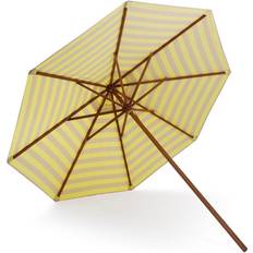 Messina Parasol Ø300 Citron/Sand striber
